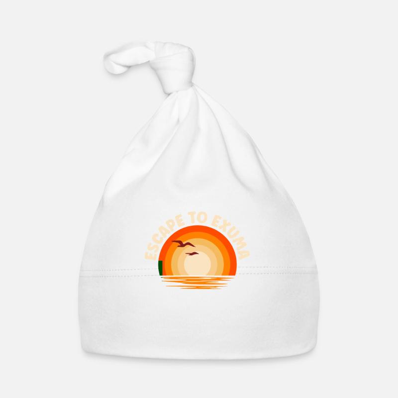Je fuis à Exuma Bonnet bio Bébé