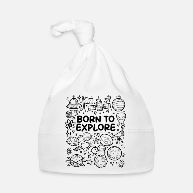 Né pour découvrir Bonnet bio Bébé