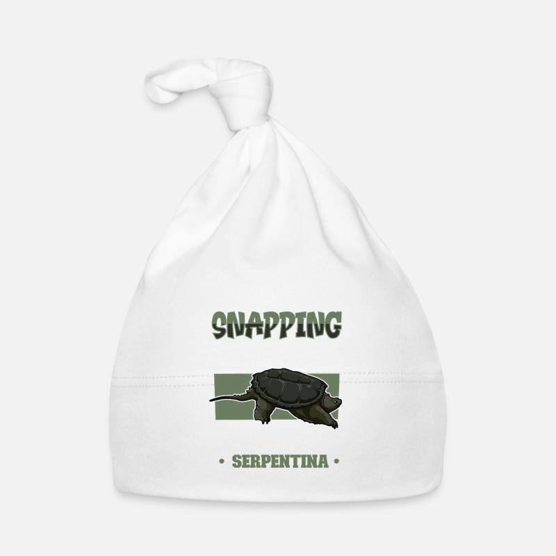 Snapping Turtle Organic Baby Cap