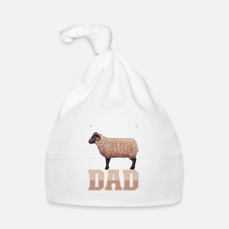 Shetlandschaf Papa Baby Bio-Mütze