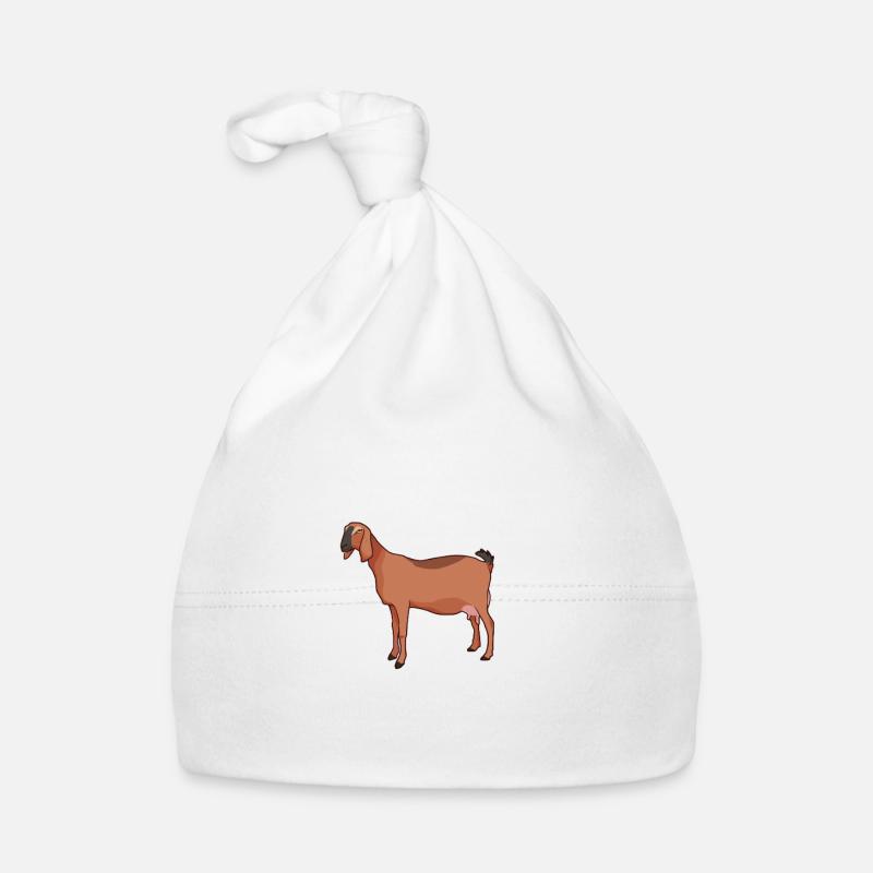 Café et chèvre anglo-nubienne Bonnet bio Bébé