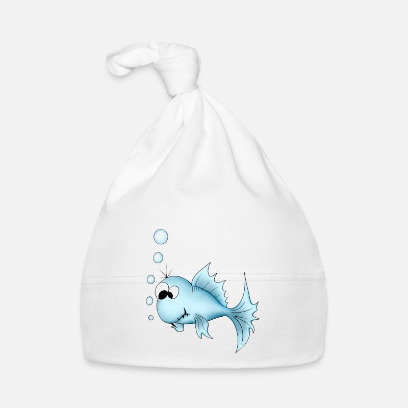 fish Organic Baby Cap
