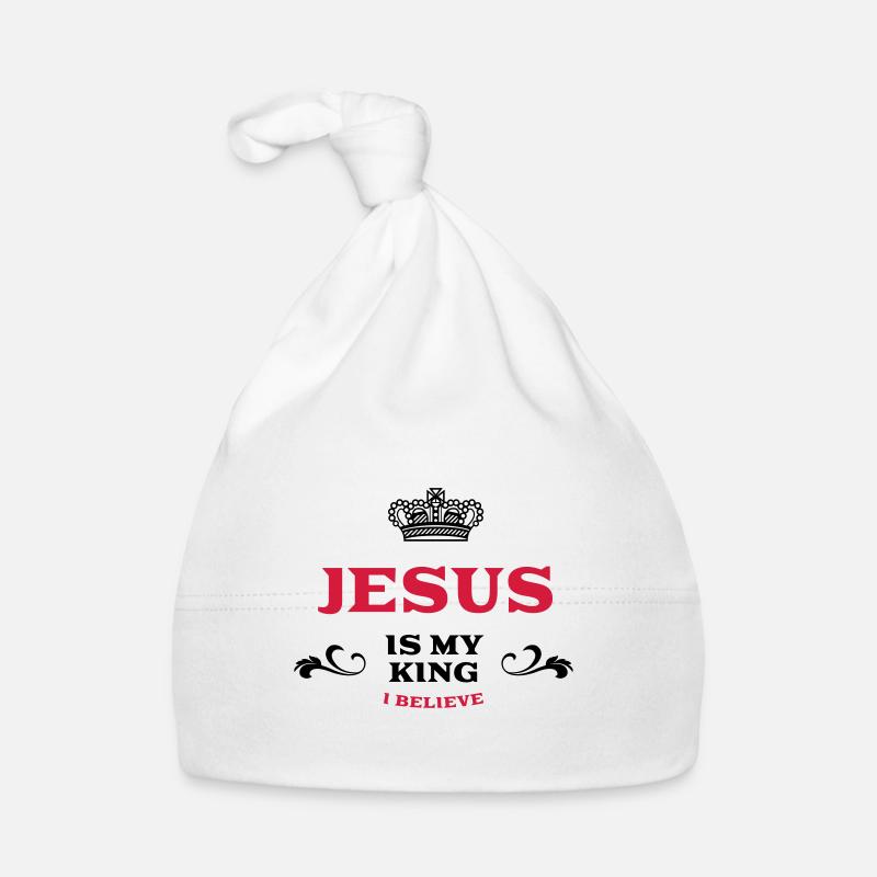 Jesus ist mein König Baby Bio-Mütze