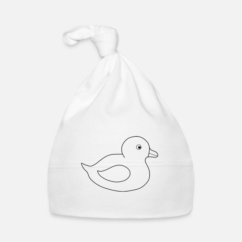 yellow duck, duckling, chick Organic Baby Cap