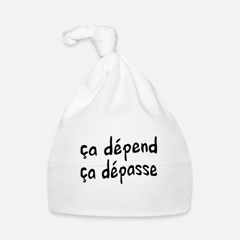 ça dépend ça dépasse Bonnet bio Bébé