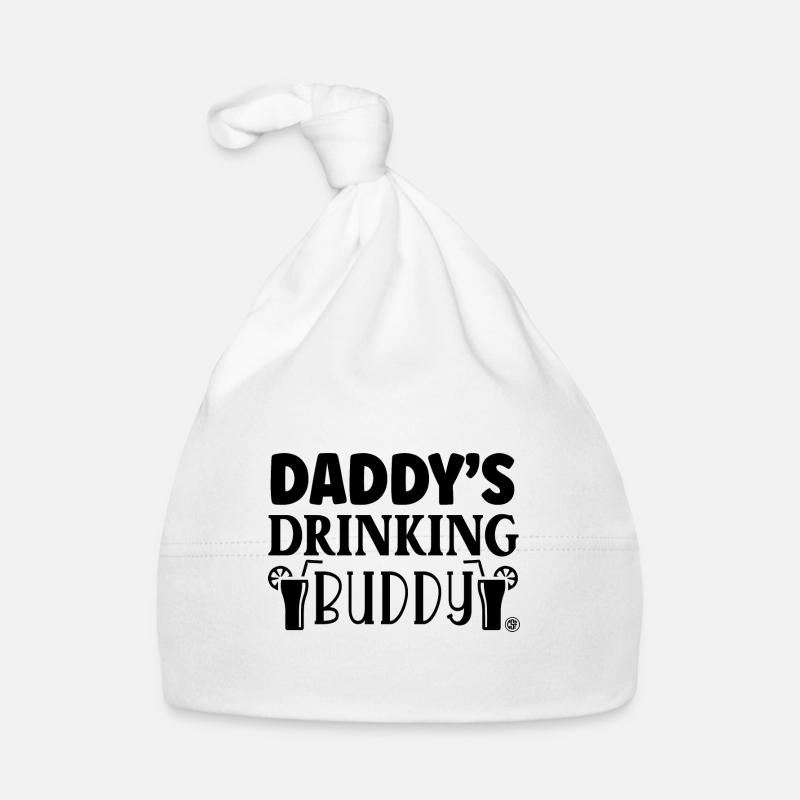Daddy's drinking buddy Organic Baby Cap