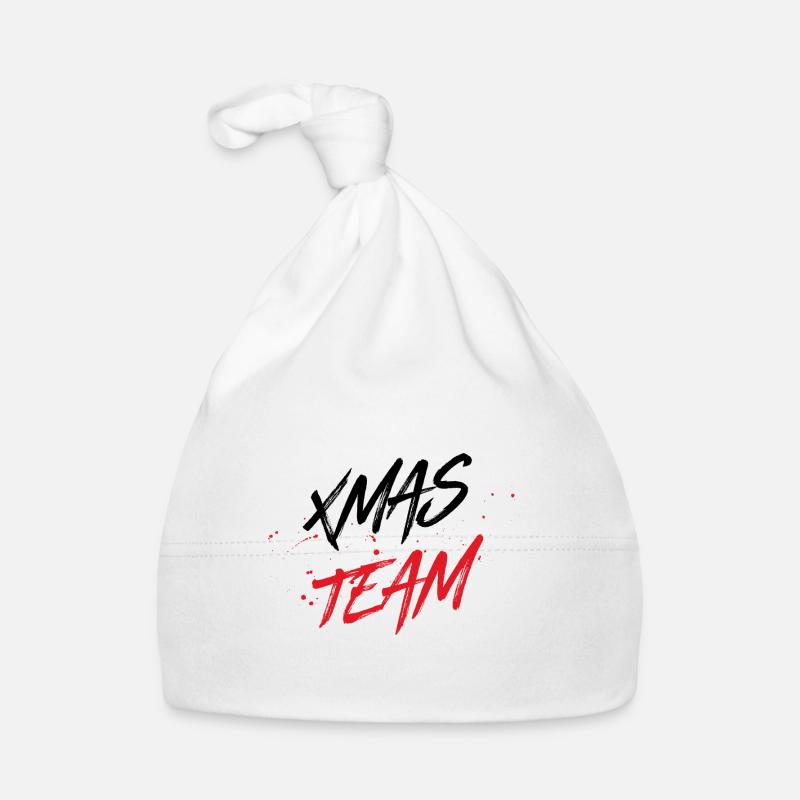 Xmas Team Organic Baby Cap