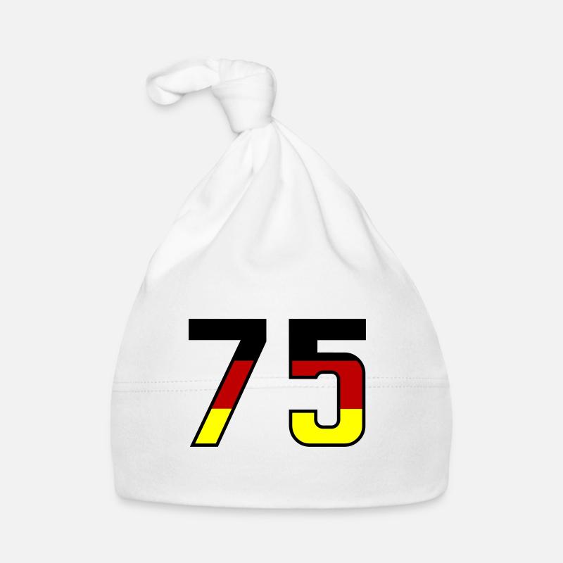 Symbole de numéro 75 Allemagne Bonnet bio Bébé