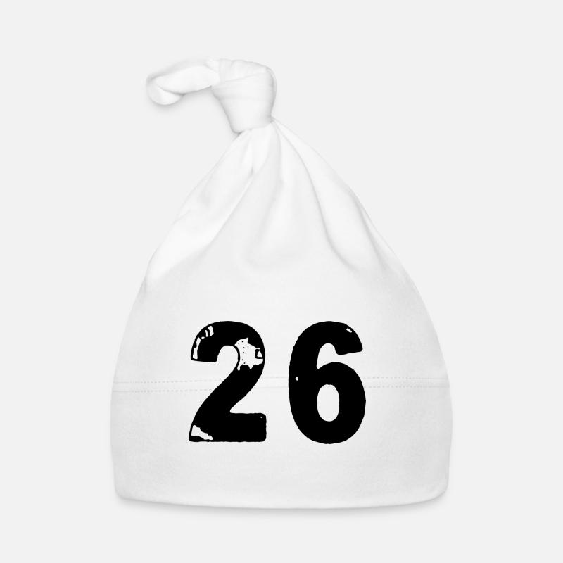 26 Number jersey Organic Baby Cap