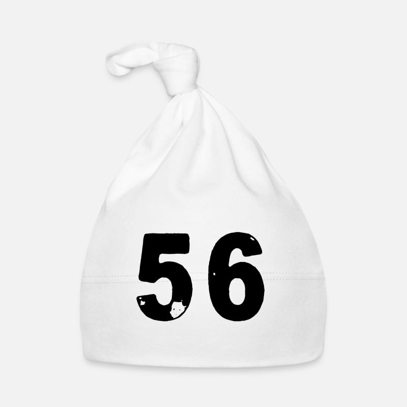 56 Number jersey Organic Baby Cap