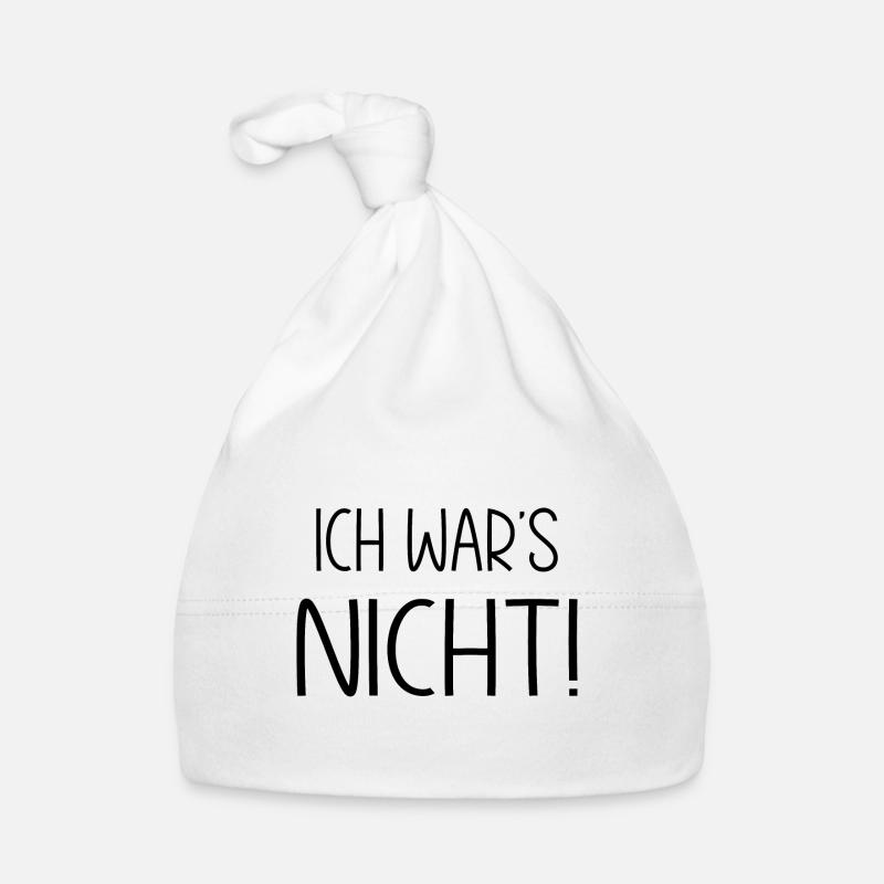 Ich war's nicht Baby Bio-Mütze