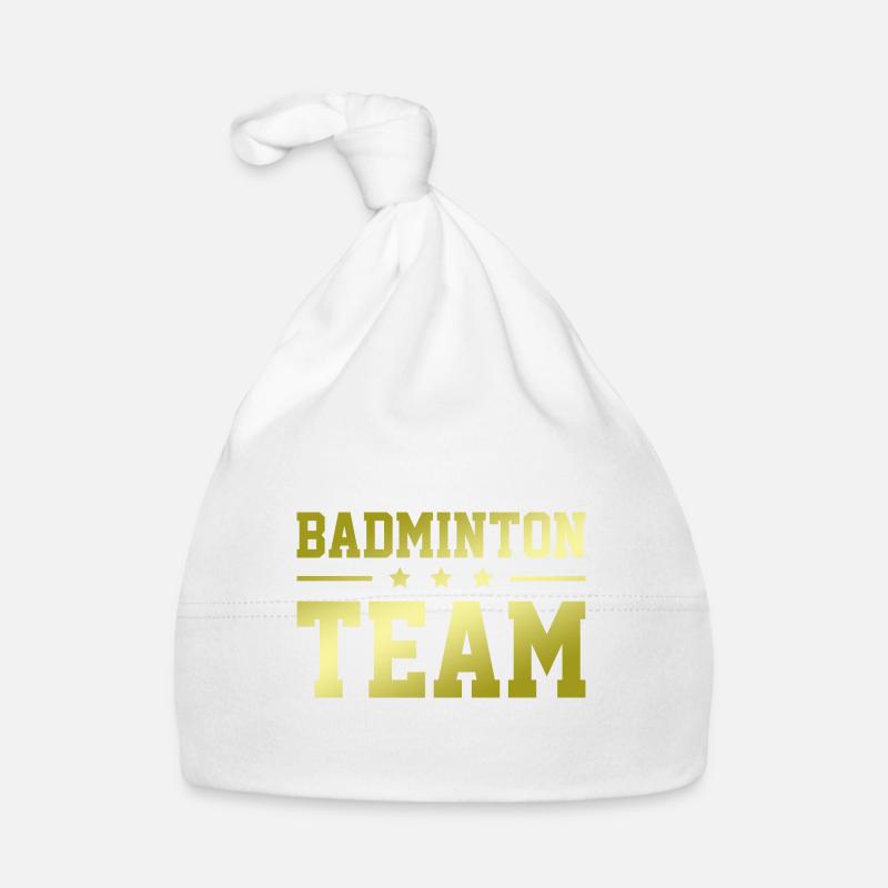 Badminton Team Organic Baby Cap
