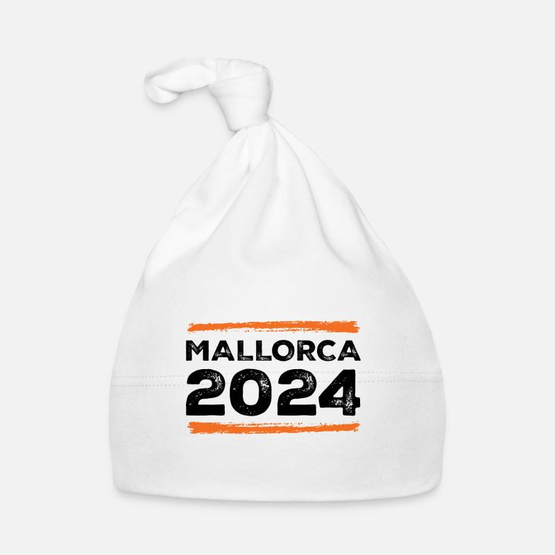 Mallorca 2024 Spruch Baby Bio-Mütze