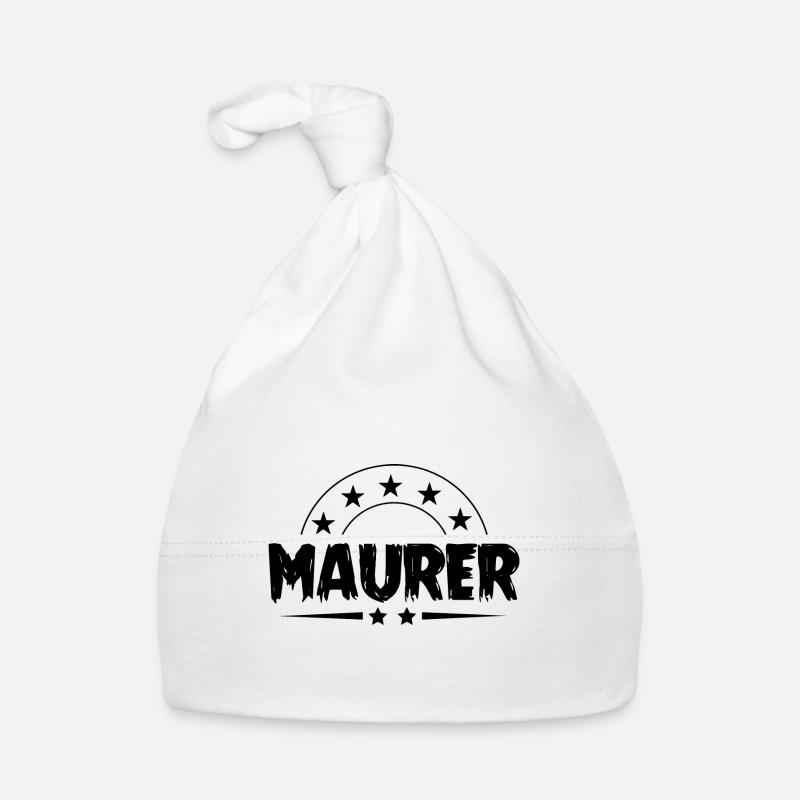 Maurer Beruf Baby Bio-Mütze
