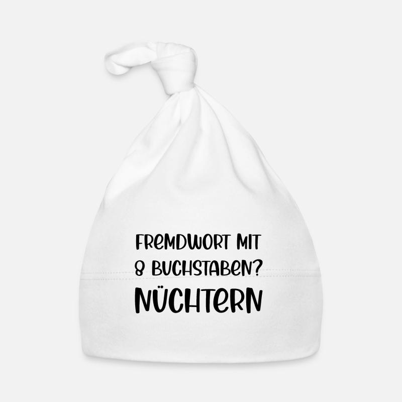 Fremdwort mit 8 Buchstaben? Nüchtern Baby Bio-Mütze