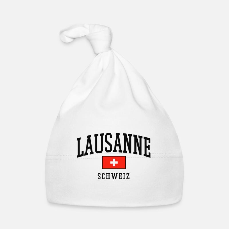 Lausanne - Bonnet bio Bébé - blanc