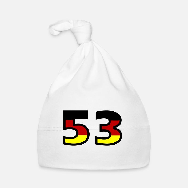 53 Numéro Allemagne Jersey Bonnet bio Bébé