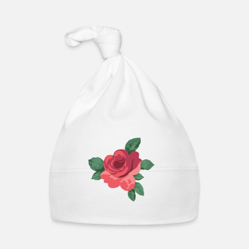 Rose Organic Baby Cap