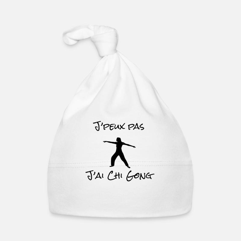 J'peux pas j'ai Chi Gong - Bonnet bio Bébé - blanc