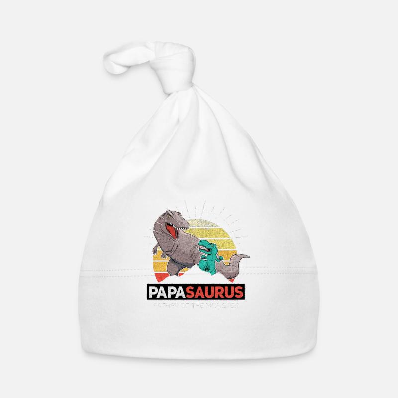 Papasaurus père du monstre drôle papa Pa Bonnet bio Bébé