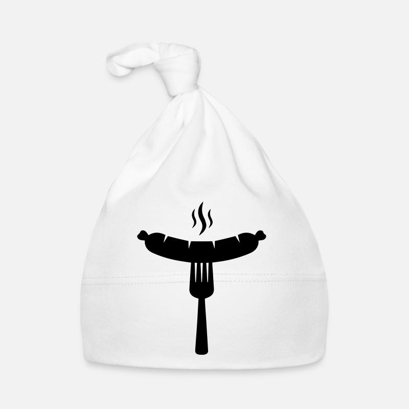 Bratwurst icon sausage Organic Baby Cap