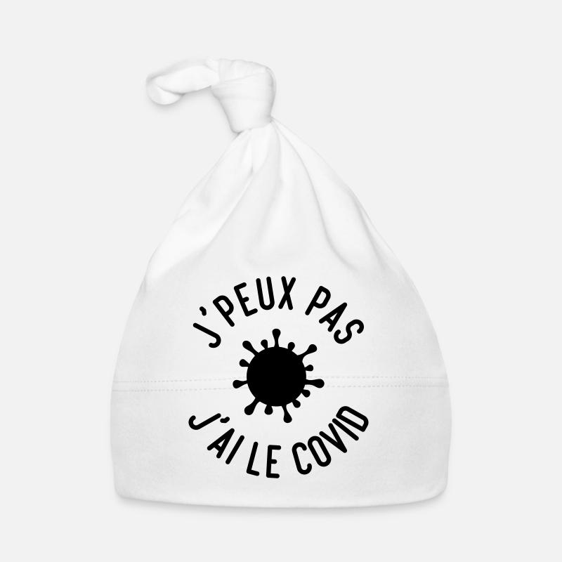 Je peux pas, j'ai le covid Bonnet bio Bébé