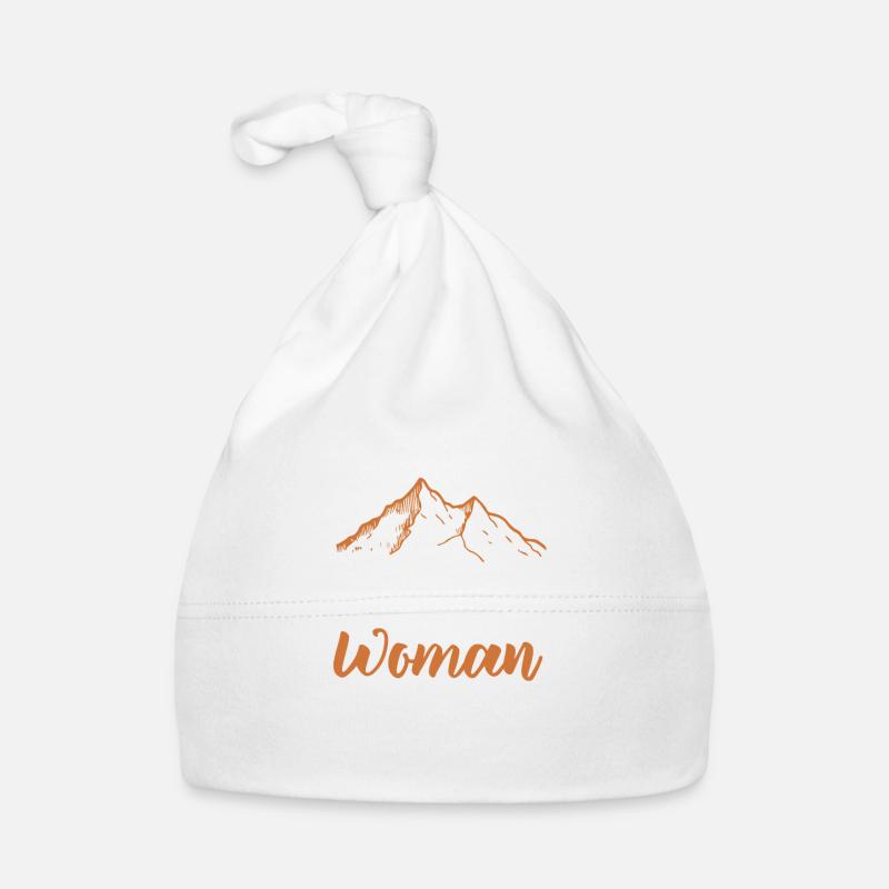 Wandern Frau Berge Baby Bio-Mütze