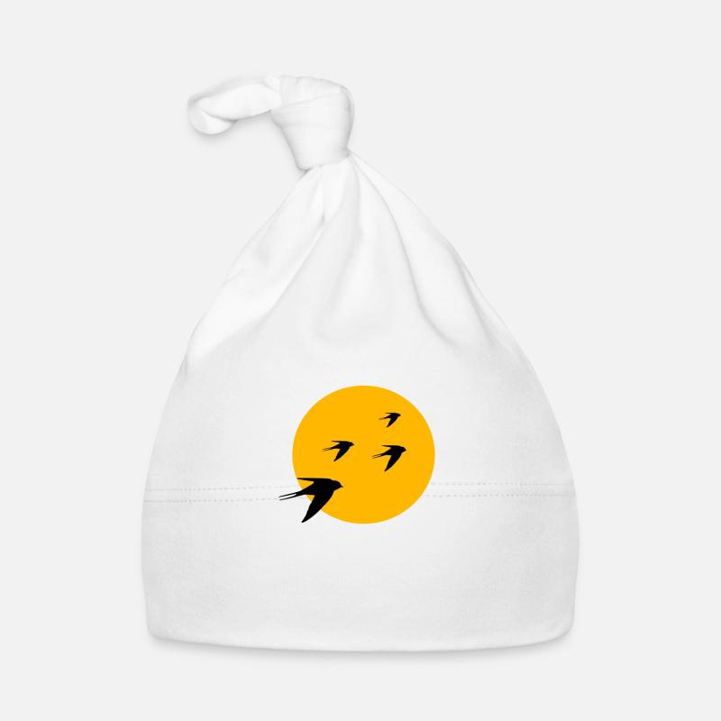 Oiseaux oiseau soleil Bonnet bio Bébé
