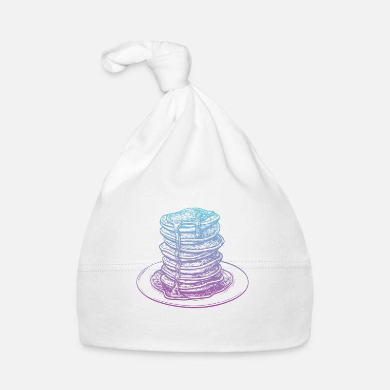 Pancake pancake icon Organic Baby Cap