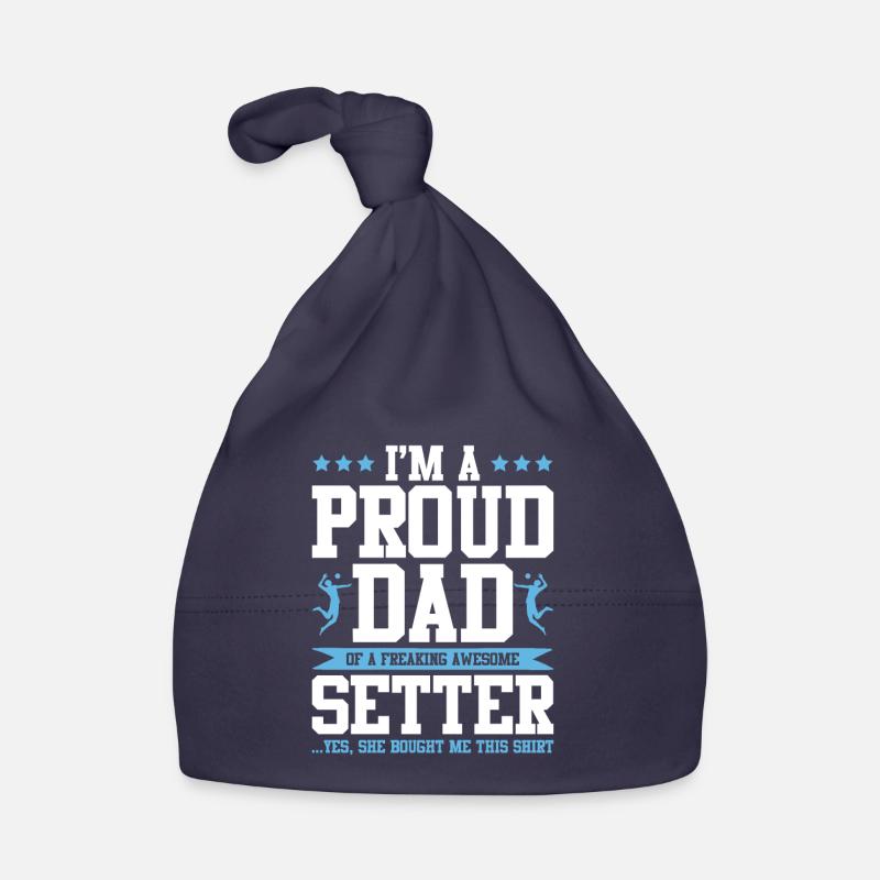Volleyball papa Baby Bio-Mütze