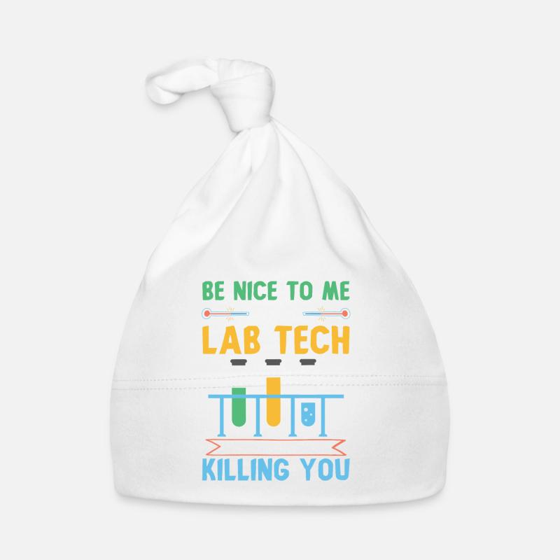 Science laboratory science saying Organic Baby Cap