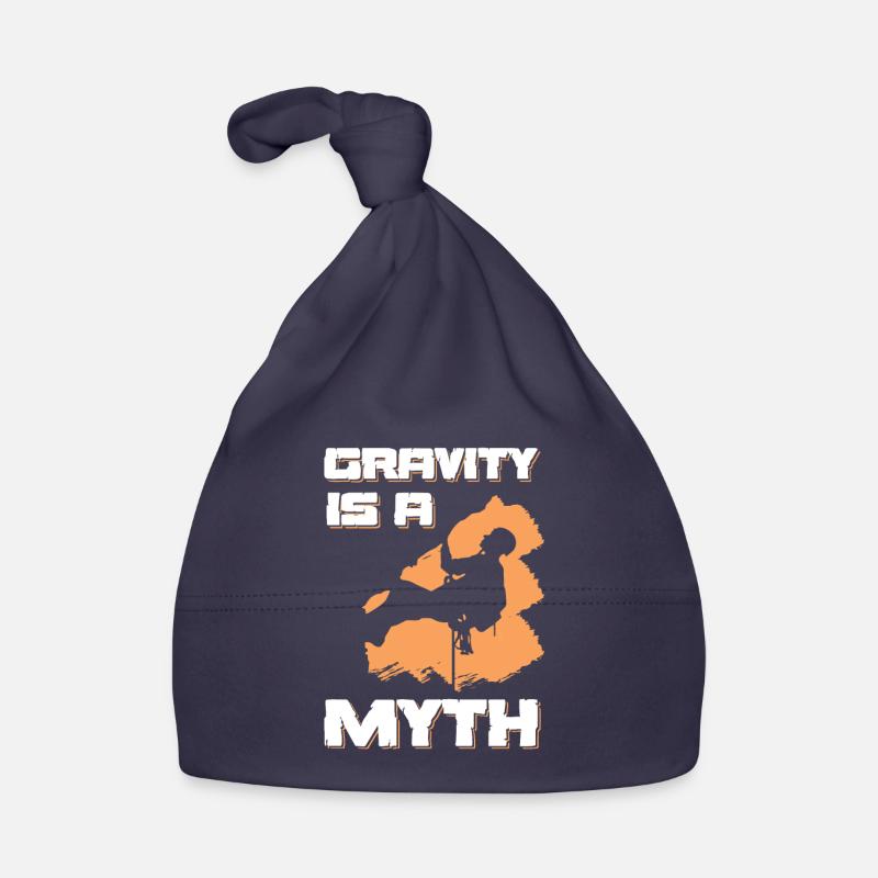 bouldering climbing saying Organic Baby Cap