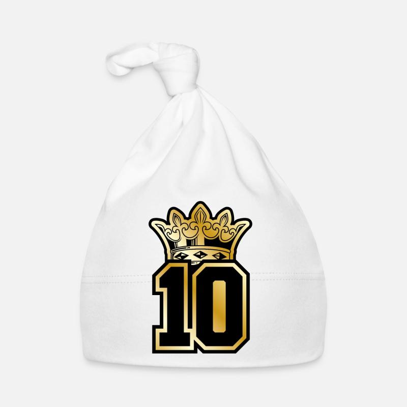 10 or de la couronne Bonnet bio Bébé