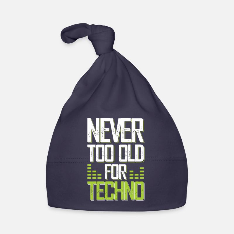 techno music Organic Baby Cap