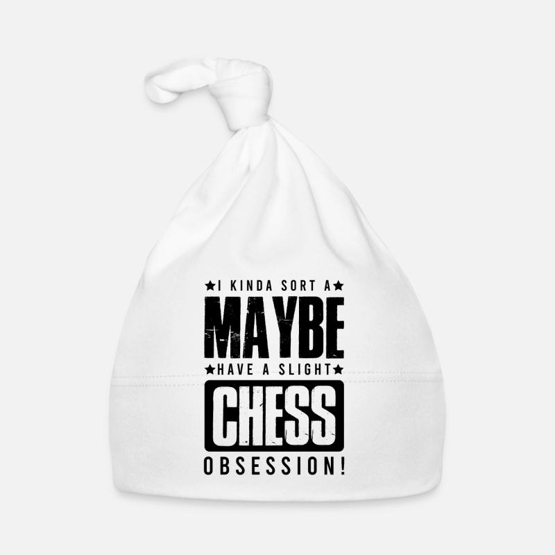 Chess game Organic Baby Cap