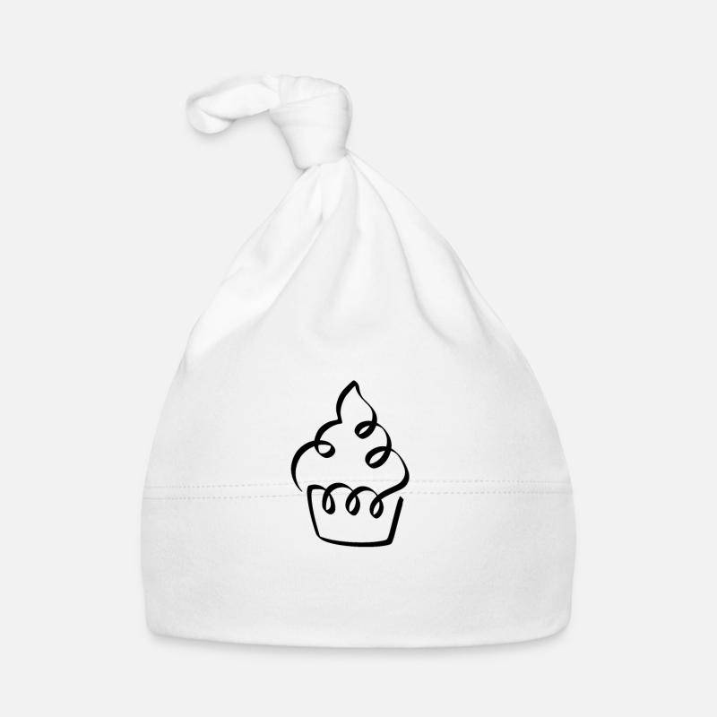 MUFFIN LINE ART | Dessert doux | Les gourmets Bonnet bio Bébé