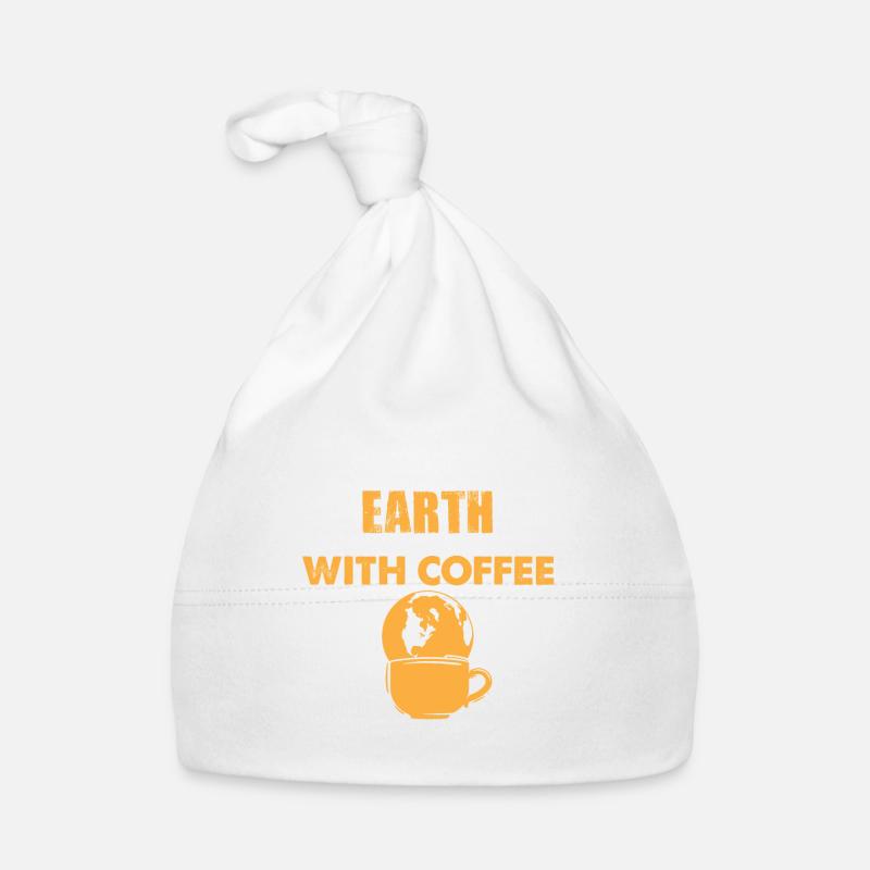 kaffee schütze die erde Baby Bio-Mütze