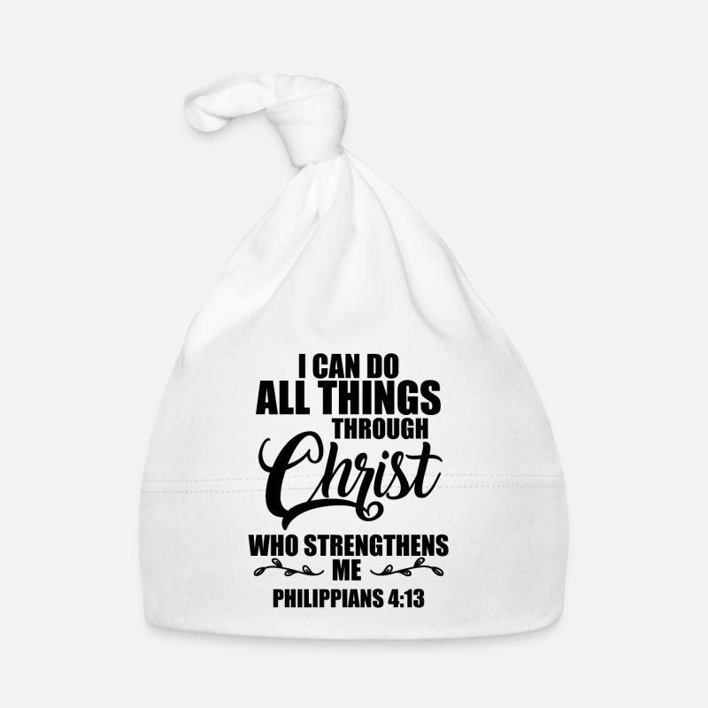 jesus christ bible Organic Baby Cap