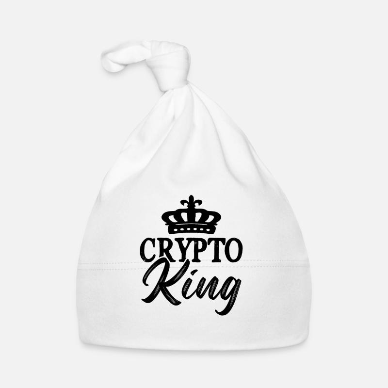 Crypto Roi Bitcoin Bonnet bio Bébé