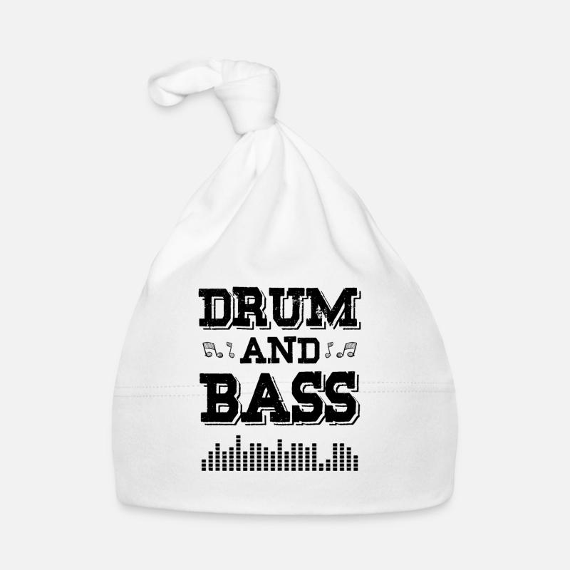 drum and bass spruch Baby Bio-Mütze
