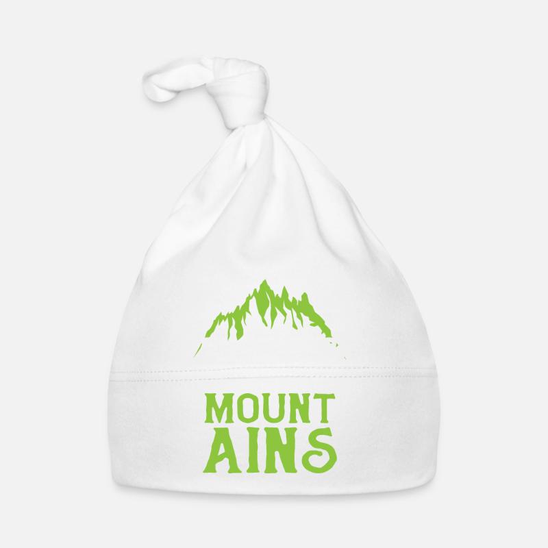 mountains berge Baby Bio-Mütze
