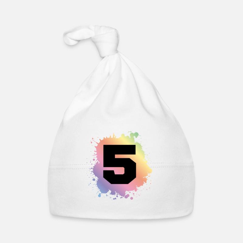 5 Number of blobs Organic Baby Cap