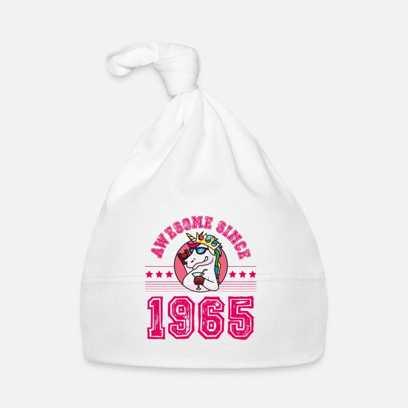 1965 Awesome Licorne Bonnet bio Bébé