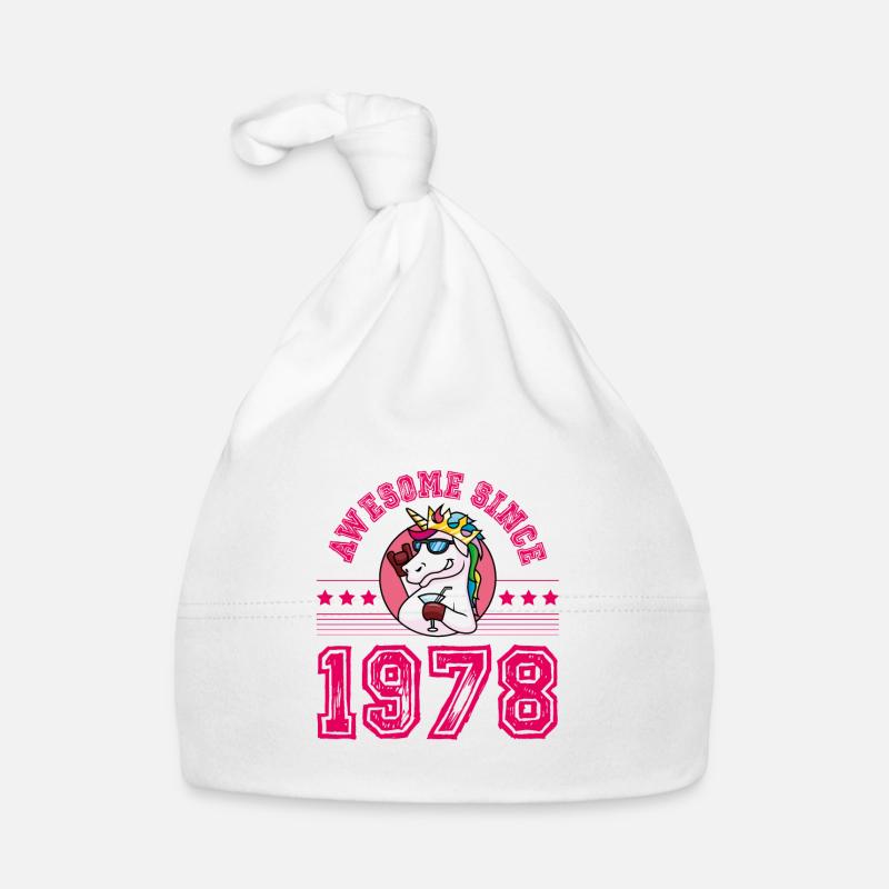 1978 Licorne awesome Bonnet bio Bébé