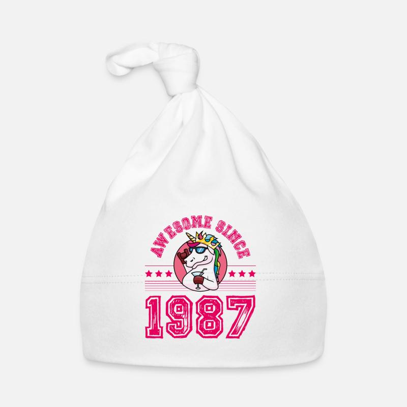 1987 Licorne awesome Bonnet bio Bébé