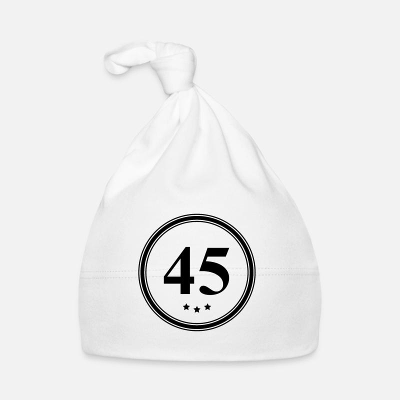 45 number jersey Organic Baby Cap