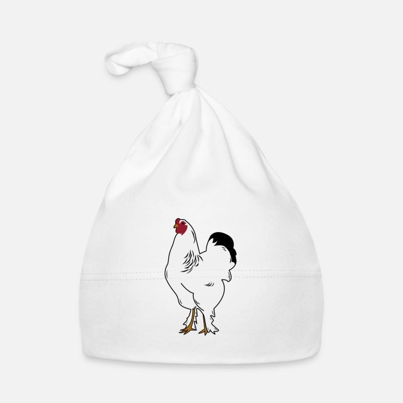 Brahma Rooster Poulet Drôle De Fermier Poulet Bonnet bio Bébé