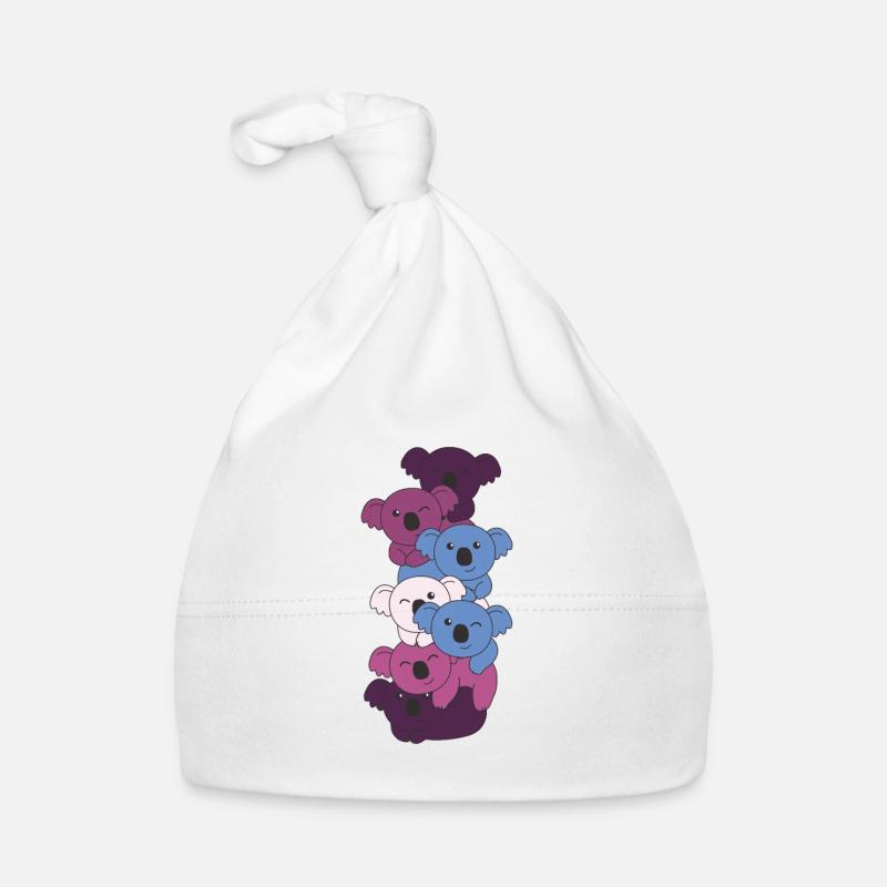 Drapeau non conforme Pride LGBTQ Koala Bunch Bonnet bio Bébé