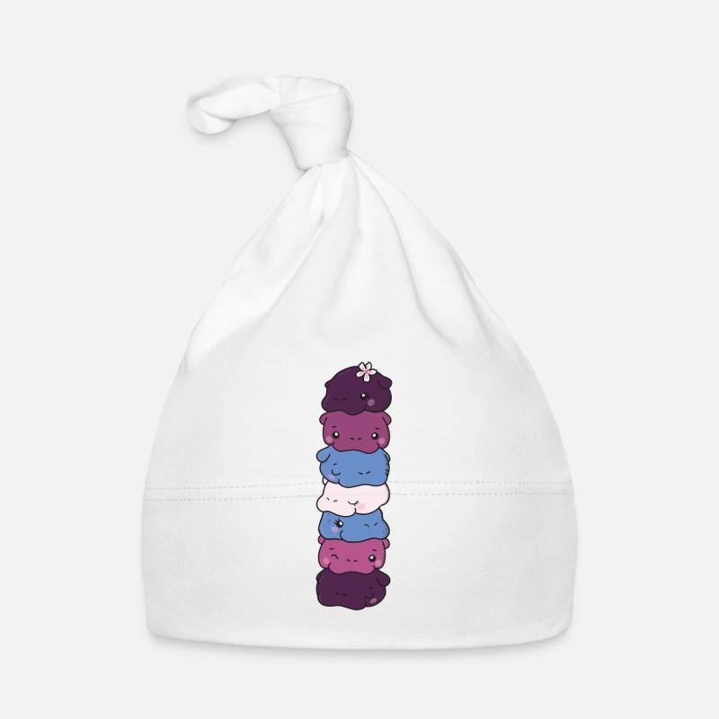Non Conforming Flag Pride LGBTQ sweet hippo Organic Baby Cap