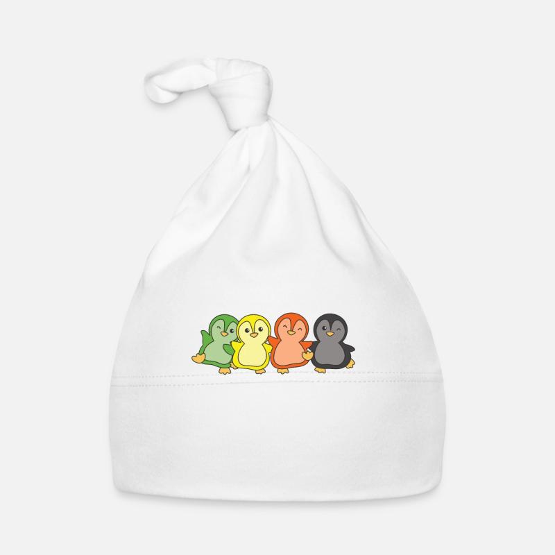Aromantic Flag Pride Pingouin doux LGBTQ Bonnet bio Bébé